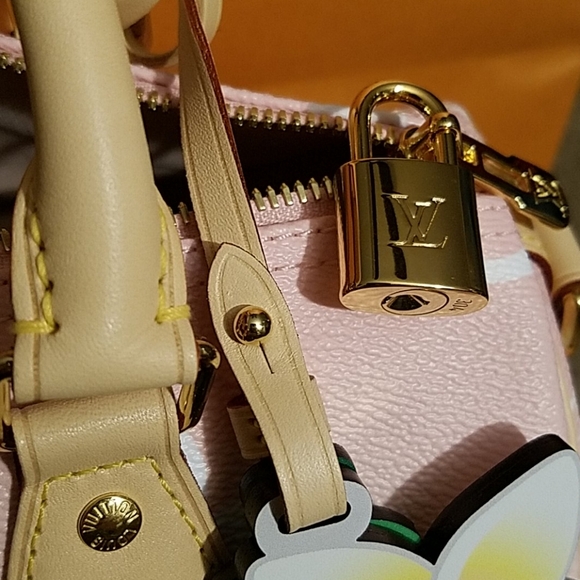 Louis Vuitton By the Pool Speedy 25 Ombre Buttery Yellow Pink Very Rare Ltd Edtn - Picture 3 of 8